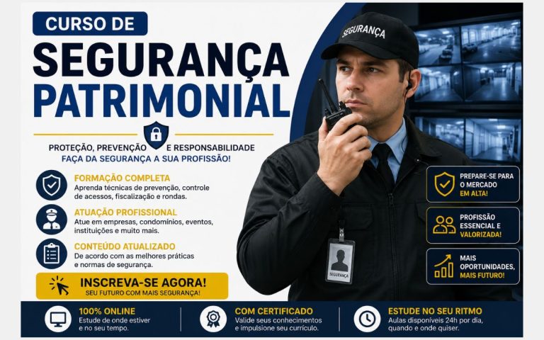 Curso segurança patrimonial