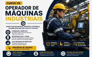 curso de operador de maquinas industriais